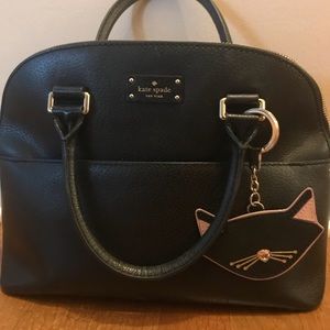 Kate Spade bag with cat tag
